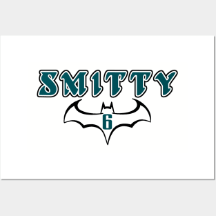 Smitty 6 Skinny Batman, Philadelphia Football themed Posters and Art